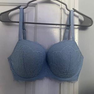 Victoria’s Secret Baby Blue Lace Bra